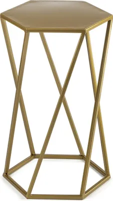 Obrázek produktu pro Howhomely Flower Stool Metal Gold 40 cm - kvìtinový stojan, kvìtinový sloupec moderní
