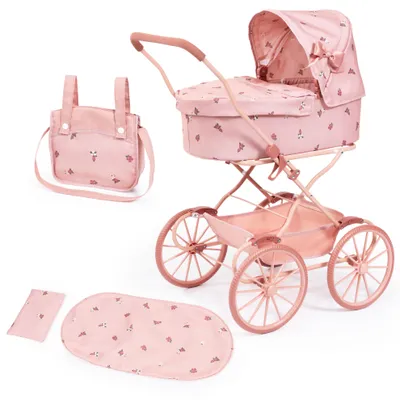 Produktbild von Bayer Design 14326AA Puppenwagen nostalgisch, klassisch, mit Korb, Tasche, Abdeckung