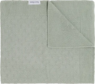 Produktbild von Baby's Only Gitterbettdecke Mood - Laurel Green - 100x135 cm
