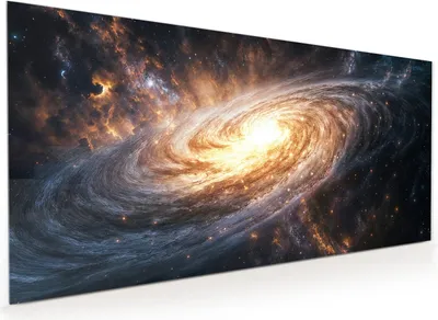 Produktbild von Küchenrückwand Spritzschutz Glas mit Motiv Galaxie Nachthimmel 40 x 40 cm