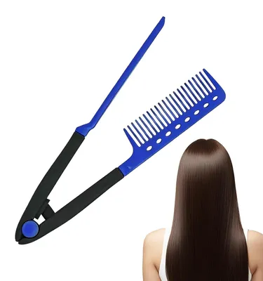 Imagen del producto de Peine para estilizar el cabello con forma de "V", de 24,5 cm