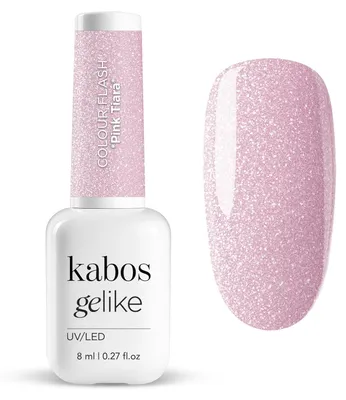 Zdjęcie produktu dla Kabos UV lakier do paznokci hybrydowy Gelike Flash Pink Tiara 8 ml
