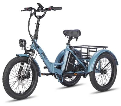 Zdjęcie produktu dla FAFREES F20 Mate Rower elektryczny - Silnik 250W Akumulator 48V20Ah 20" Opony Hydrauliczny hamulec tarczowy - Niebieski