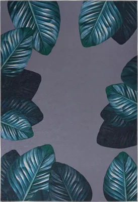 Produktbild von Tropical 100 Schwarz / Grün 80cm x 150cm