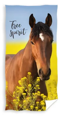 Produktbild von Pony Pferde Handtuch Free Spirit Strand Badetuch 70x140cm