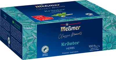 Produktbild von Meßmer Kräuter Tee 100 Portionen