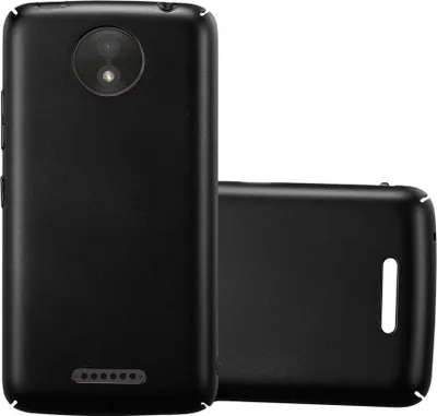 Image de Cadorabo Housse pour Motorola MOTO C PLUS Housse en noir Hard Case Handy Cover Etui