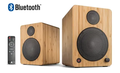 Zdjęcie produktu dla Wavemaster CUBE MINI NEO BAMBOO, 2-drożny, 2.0 kan., Bezprzewodowy, 36 W, 55 - 22000 Hz, Brązowy