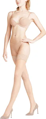 Produktbild von FALKE Shelina 12 DEN Stay Ups Damen golden 8.5-9 (35-37)