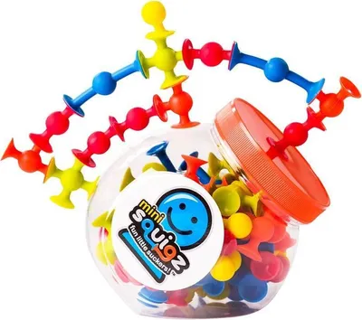 Immagine prodotto di Mini ventose Squigz - Accessori divertenti e ingegnosi per imparare e giocare! Perfetti per i piccoli esploratori!