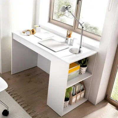 Productafbeelding van Arianella - Bureau, 115x50x74h cm Wit, Modulair