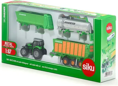 Produktbild von Siku Traktor DEUTZ-FAHR Anhängerset ; 1848