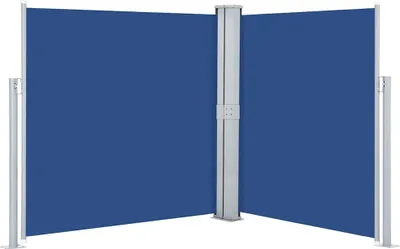 Obrázok produktu pre vidaXL Výsuvná bočná markíza modrá 140 x 600 cm