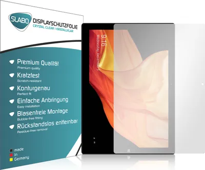 Produktbild von 2x Slabo Displayschutzfolie für Chuwi UBook Pro (12,3") KLAR "Crystal Clear" Displayfolie Schutzfolie Folie
