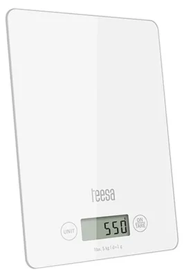 Produktbild von Küchenwaage Teesa TSA0804-W, Weißes Glas