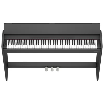 Produktbild von Roland Digitalpiano F107-BKX Schwarz matt, PHA-4 Standard-Tastatur, 1360x345x778 mm (B x T x H)