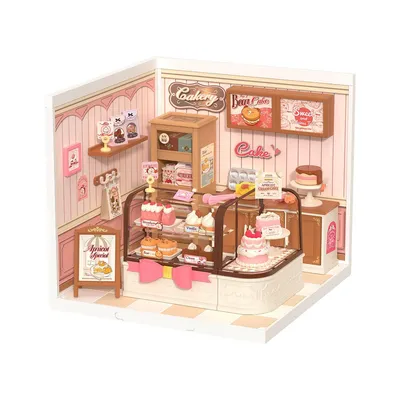 Zdjęcie produktu dla 3D Puzzle Mini Sweet Shop, Plastic, Rolife, 115 Pieces