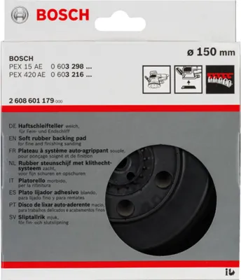 Produktbild von Schleifteller, weich, 150 mm