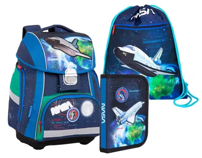 Produktbild von CoolPack Schulranzen Nasa COLORINO mit Turnbeutel und Federmäppchen Set