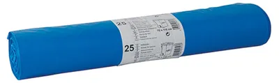 Zdjęcie produktu dla Worki na śmieci Papstar 120L niebieskie 25 sztuk 1 opakowanie