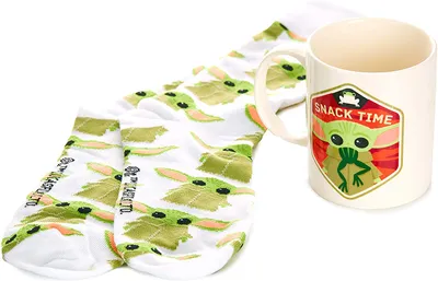 Obrázek produktu pro Dárkový set Mandalorian (hrnek + ponožky)