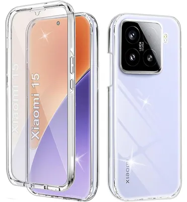 Image de Coque pour Xiaomi 15 - Coque Intégrale Protection 360 Antichoc Transparent Silicone+PC
