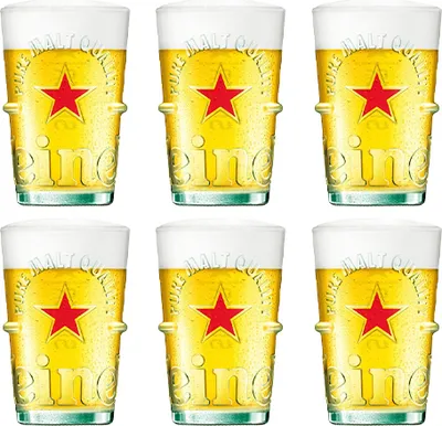Produktbild von Heineken - Bierglas "Silver" 500ml - 6 stück