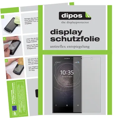 Produktbild von 2x Schutzfolie für Sony Xperia L2 matt Displayschutzfolie Folie Display Schutz