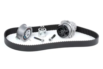 Image de Jeu de courroies dentées INA + pompe à eau pour Audi Seat Skoda VW 1,9 2,0 TDI
