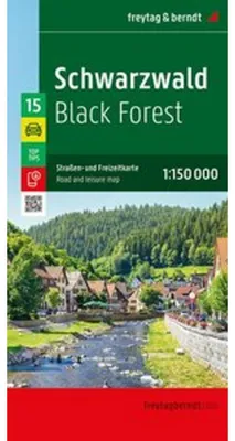 Produktbild von freytag & berndt Straßenkarte Schwarzwald 1:150.000