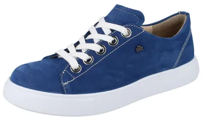Produktbild von FINN COMFORT Elpaso Damen Halbschuhe blau Nubukleder - Größe: UK 6