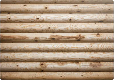 Produktbild von Holzstämme in einer Reihe – Bodenschutzmatte – Stuhlunterlage 100x100 cm – Rutschfest – Hartbodenmatte