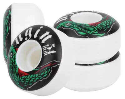 Immagine prodotto di Ruote per skateboard, set di 4 pezzi, 54x32mm, in PU, adatte per asfalto e skatepark