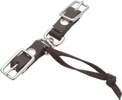 Produktbild von Kuppelstück Schwarz mit integrierter Fingerschlaufe zum Verbinden von Leinen