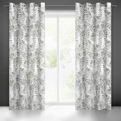 Produktbild von Halbtransparenter Vorhang Hariet 140x250 cm, Grau