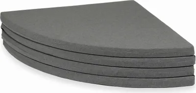 Produktbild von Spielmatte 160cm für Kinder rund faltbar – Grau
