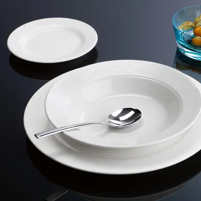Zdjęcie produktu dla Villeroy & Boch Advantage zestaw 6 kubków/łyżek do zupy Piedmont stal nierdzewna srebrny/platynowy 1262640130