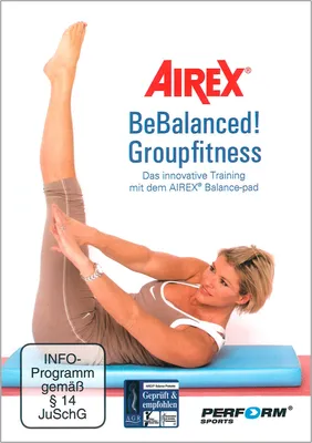 Produktbild von DVD AIREX BeBalanced! Groupfitness Übungs-DVD Balance Pad Gruppenfitness