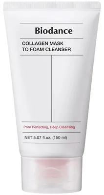 Produktbild von BIODANCE Collagen Mask To Foam Cleanser 150 ml 2-in-1 Maske und Gesichtsreinigungsschaum
