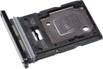 Produktbild von Simkartenhalter passend für Samsung Galaxy A53 5G (SM-A536B) + micro-SD Kartenfach, Serviceware, Schwarz