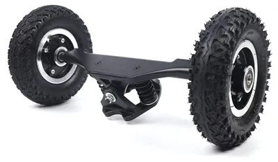 Obrázek produktu pro Terénní elektrický skateboardový vozík, odolná hliníková konstrukce, velikost kol 8 palců, černý