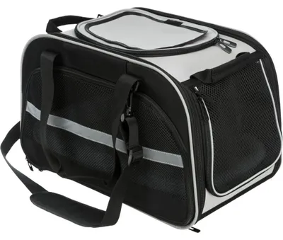 Produktbild von TRIXIE Wohn- & Transporttasche Valery - schwarz/grau - 29 × 31 × 49 cm