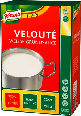 Produktbild von Knorr Veloute Grundsauce weiss als Trockenmischung 3000g Packung