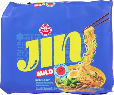 Immagine prodotto di Ottogi Jin Ramen, versione delicata, 600g (5 confezioni da 120g)