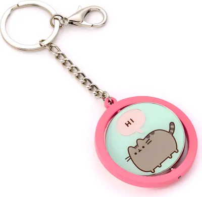 Produktbild von The Carat Shop Mit Spinner Pusheen Hi Bye Schlüsselanhänger Rosa  Rosa One Size