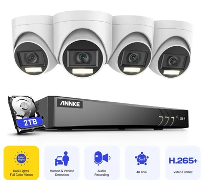 Obrázek produktu pro Bezpečnostní kamera - Kamerový dohled - Monitorovací kamera - Venkovní kamera - 8kanálový 4K DVR rekordér
