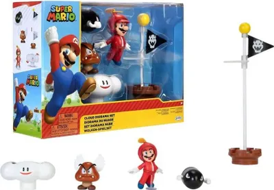 Obrázek produktu pro Akční figurka Super Mario World Of Nintendo - Cloud Diorama Set