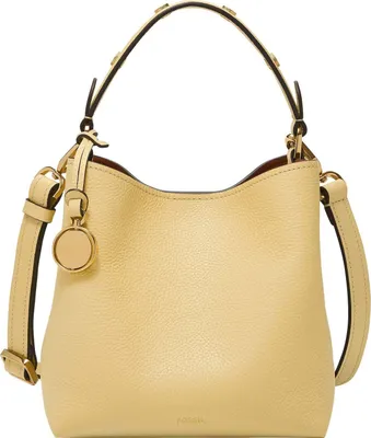 Produktbild von FOSSIL Umhängetasche Handtasche Jessie Bucket Crossbody Bag Daze hellgelb
