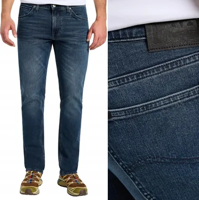 Obrázok produktu pre LEE, Herren Jeanshosen, Straight fit, DAREN ZIP FLY, W31 L32, Blau, Jeans, baggyjeans, buggy