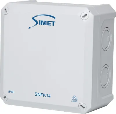 Produktbild von SNFK14 Wandmontagedose, 140x140x81, IP66 grau